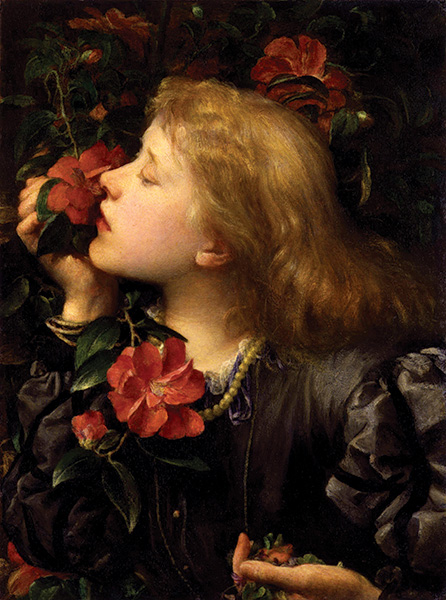 George Frederic Watts, <i>Ellen Terry ('Choosing')</i>, 1864, oil on strawboard mounted on Gatorfoam