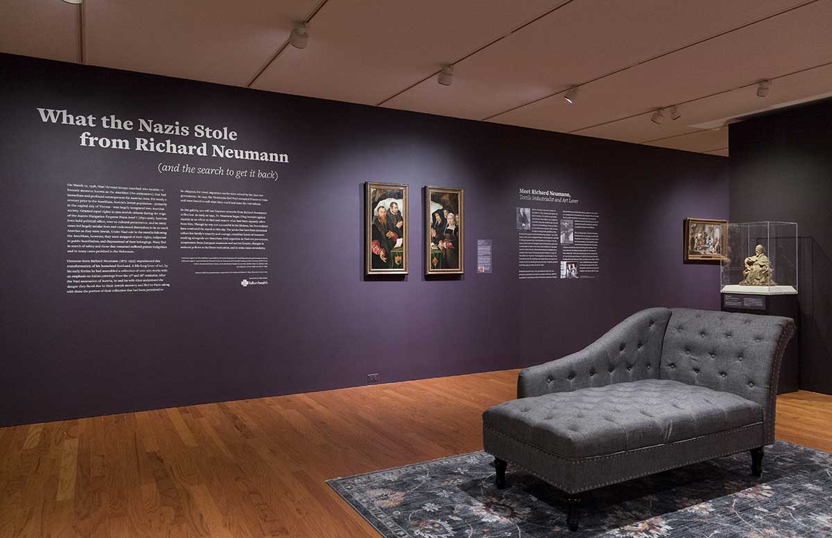 A gallery view of the exhibition