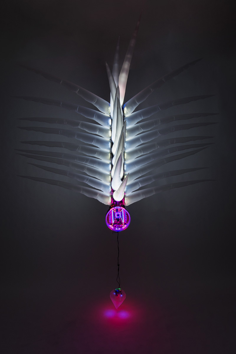 Shih Chieh Huang, VT-36, 2017, 10 x 10 x 12 feet, mixed media, photo: Megan Paetzhold, Courtesy of the artist and Ronald Feldman Fine Arts, New York