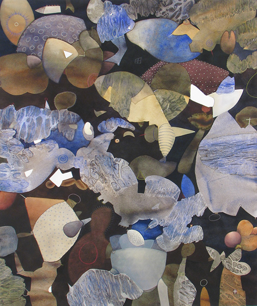 Susan Swinand, Night Fishing, 2012, watercolor on paper